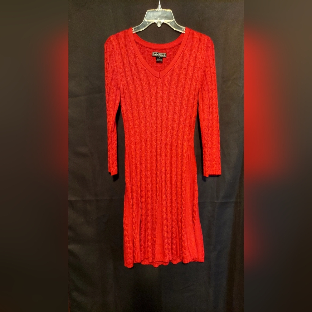 Sweater dress in size small.